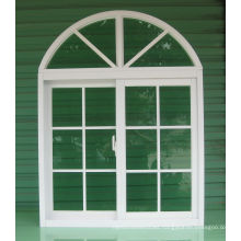 White or Colorful UPVC Sliding Window with Trim Strip